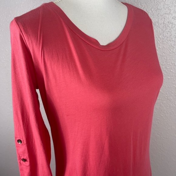Women's Gap Salmon long sleeve shirt Medium - Picture 6 of 7